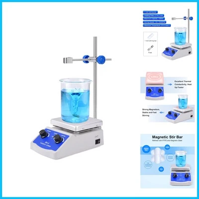 Versatile Magnetic Stirrer Hot Plate Mixer, 1000ml, 100-2000 RPM, Lab Essential - Image 1 of 4