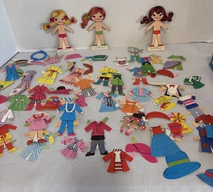 1969 Flatsy Paper Dolls with 70 Outfits - Ideal Toy Corp Original Box - Picture 1 of 13