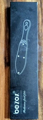 BEZOX Professional Foot File Double Sided Pedicure Rasp Black & Silver. NEW - Image 1 of 4