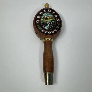 Deschutes Brewing Co Ossidiana Stout 9" Manico per Rubinetto Birra in Legno - Foto 1 di 4