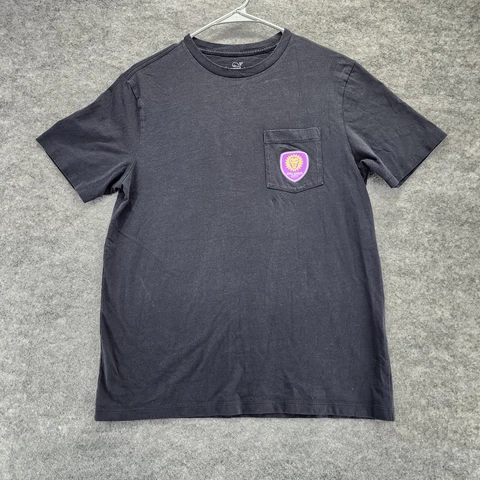 Vineyard Vines Orlando City Shirt Mens Small MLS Soccer Short Sleeve Black Cover