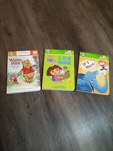 Lot of 3 LEAP FROG TAG JUNIOR Board Books~ Dora, If  I Were, winnie the pooh