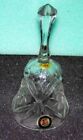 Vintage Lead Crystal Cut Glass Bell