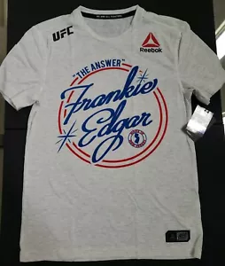 Ufc Fighter Frankie Edgar Tshirt Sz Small Reebok Official - Picture 1 of 7