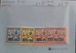 Vatican MH Scott Q4-Q7 - Picture 1 of 1