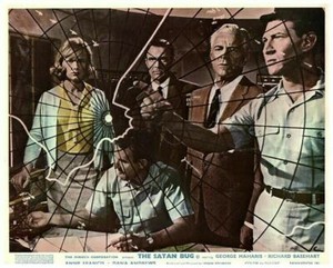 The Satan Bug Original Lobby Card George Maharis Anne Francis Dana Andrews 