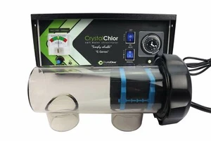Clorador de sal para piscina cristalina 25 gramos/h autolimpiable bajo en sal modelo RP25 - Imagen 1 de 6