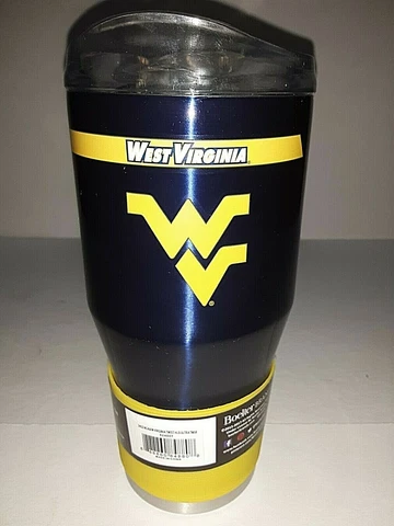 West Virginia Mountaineers NCAA 24 oz Travel Tumbler by Boelter Cover