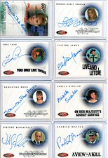 James Bond 007 - Numbered Autograph Card Selection NM Rittenhouse 40th Women 