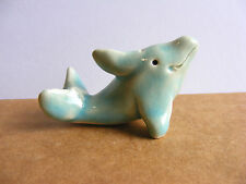 Little Guys Retired Dolphin Miniature Animal Figurine Cindy Pacileo Pottery 