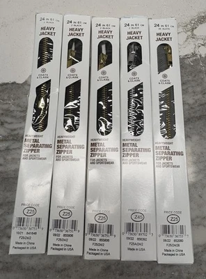 ABRIGOS & CLARK Chaqueta Pesada 24" Cremallera Separadora de Metal 4 Negro/1 Gris F25/24/2 Foto 1 de 2