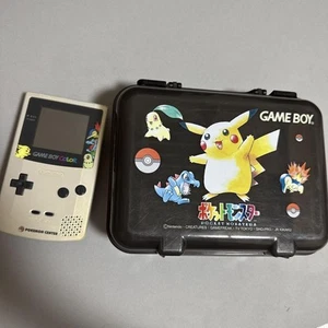 Nintendo Gameboy Color Pokemon Center Limited Edition console with Case 1603-1 - Picture 1 of 11