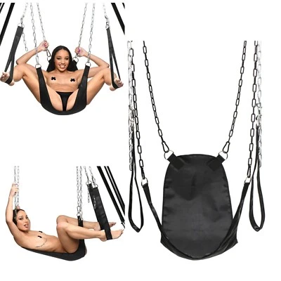 Columpio sexual BDSM juguetes sexuales eslingas sexuales de nailon sujeción de esclavitud para posiciones sexuales Foto 1 de 4