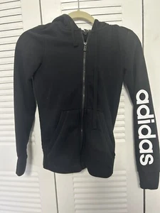 girl hoodie size XS full zip/Adidas - Picture 1 of 5
