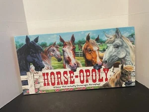 Horse-Opoly Equine Equestrian Theme Monopoly Board Game NEW Open Box Never Playd - Picture 1 of 6