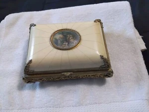 ANTIKE HANDGEFERTIGTE ITALIENISCHE SCHATULLE/SCHMUCKKÄSTCHEN - Bild 1 von 16