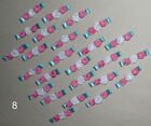 Satin Organza Ribbon Flowers Jeweled Roses Lily 107X Buy 3 Trims Get 1-FREE