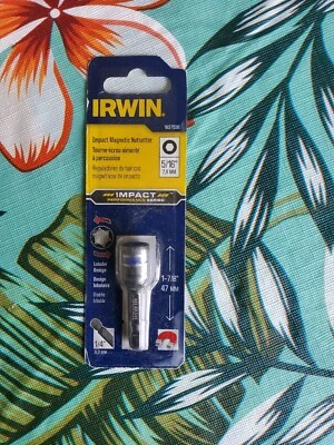 5/16" x 1-7/8" Irwin Impact Magnetic Nut Setter - Image 1 of 4