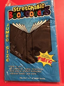 Kittrich Solid Black Stretchable Jumbo Book Cover, 1 Ct - Picture 1 of 5