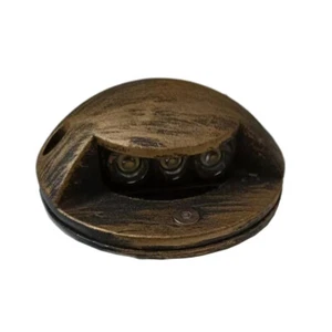 3W LED Ground Floor Light Bronze Walkway Surface Mount Footpath Lamp Warm White - Picture 1 of 7