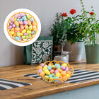 100pcs Easter Eggs Foam DIY Decoration with 2 Plates
