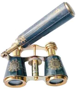 Vintage telescope Opera Glasses Mother of Pearl & Handle Brass Fittings France g - Picture 1 of 5