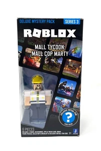 ROBLOX MALL TYCOON: MALL COP MARTY SERIE 3 PAQUETE MISTERIOSO DE LUJO NUEVO - Imagen 1 de 2