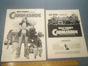 Movie Press Book 1977 CANDLESHOE Jodie Foster 19 pages AD PAD [Z106c] - Picture 1 of 2