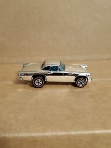 Hot Wheels Service Merchandise '57 Ford T-Bird - Silver Chrome Plated - Redlines