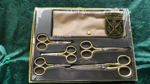 Scherensatz Solingen Germany Vintage Rarität Komplettsatz fünf Erbstückausgabe - Bild 1 von 6