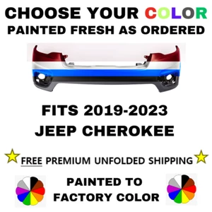NEW FRONT BUMPER FOR 2019-2023 CHEROKEE PAINTED *CHOOSE YOUR COLOR* CH1014133 - Picture 1 of 7