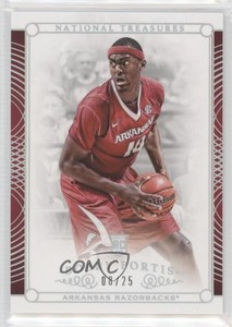 2015 Panini National Treasures College Century Silver /25 Bobby Portis Rookie RC