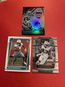 Jaylen Waddle Lot - 2021 Donruss Optic, Select, Illusions, RC - Picture 1 of 2