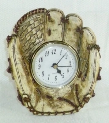 Working Baseball Glove Quarts Clock by Huayi Clock Co - Image 1 of 4