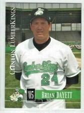 2005 Clinton LumberKings (Class A-Texas Rangers) Brian Dayett