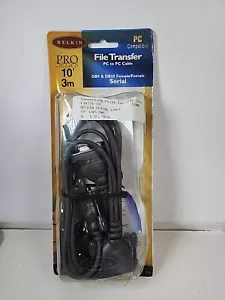 Belkin PRO Series DB9 Female-to-DB25 Female Serial Printer 10' Cable Null Modem - Picture 1 of 5