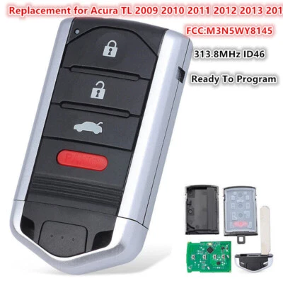 for Acura TL 2009 2010 2011 2012 2013 2014 Prox Remote Key Fob M3N5WY8145 - Image 1 of 4