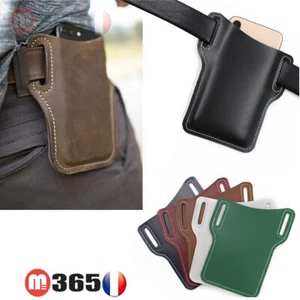 protection telephone porte smartphone de ceinture pochette portable etui housse - Imagen 1 de 15