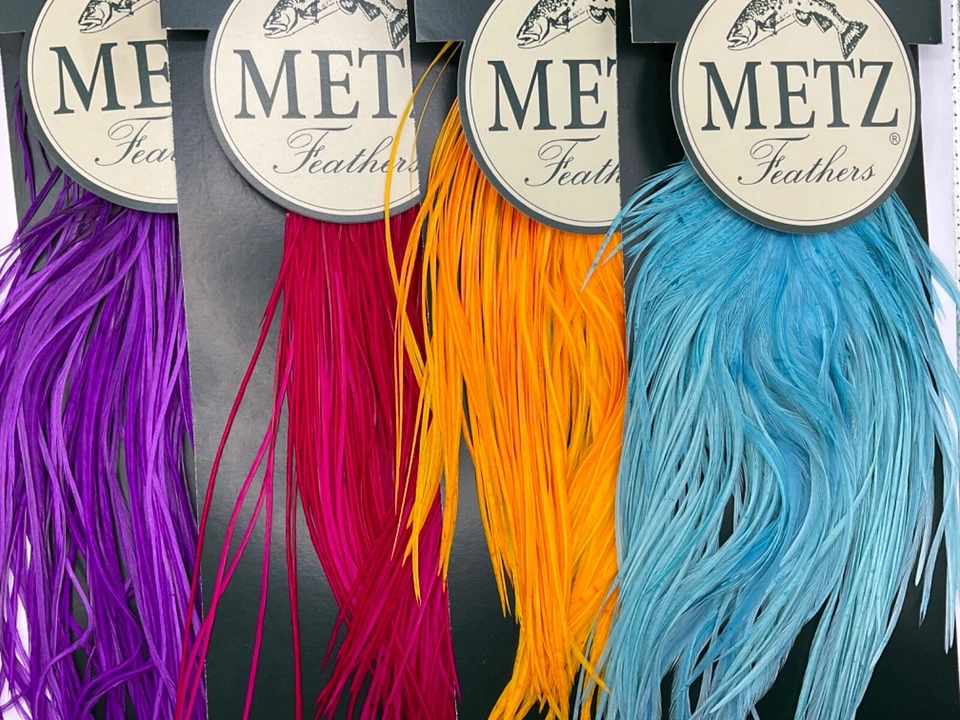 Sillín para pene METZ, grado 2, natural o teñido, plumas para atar moscas Foto 1 de 1