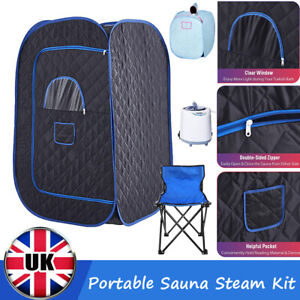  Home Spa Full Body Slimming Portable Sauna Steam Kit Tent Steamer + Remote