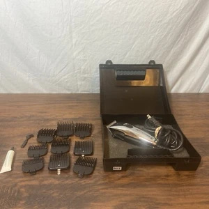 Andis Pet Clippers Set PM-1 w/ Attachments & Case *TESTED* - Picture 1 of 5
