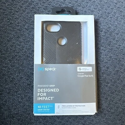(NEW) Speck Presidio Grip Series Case for Google Pixel 3a XL - Black - Image 1 of 4
