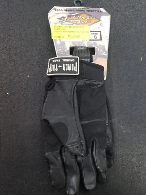 Power Trip Gloves Mens Small Black Power Play Vented $49.95 - Image 1 of 2
