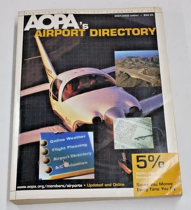 AOPA Airport Directory 2001-2002 Edition Paperback Pilot Flight Planning Guide - Picture 1 of 2