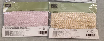 2 Stampin’ Up! Paquetes Bakers Twine - Curry triturado melocotón y rubor rosa novia Foto 1 de 3