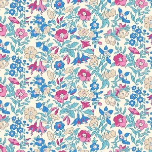 Mamie Midnight Flower Show Liberty Fabric Fat Quarter Cotton - Picture 1 of 2