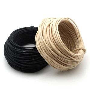 50'/ea. Schwarz & weiß Gavitt Gitarre Draht Stoff bedeckt Vintage-Stil Push Back - Bild 1 von 3