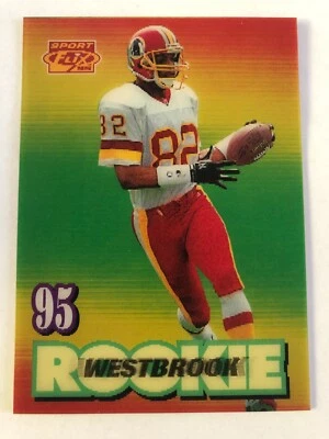 1995 Sportflix Michael Westbrook #121 Rookie RC Washington Redskins - Image 1 of 2