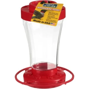 FIRST NATURE HUMMINGBIRD FEEDER 32 OZ WIDE MOUTH EASY CLEAN MADE IN USA! - Picture 1 of 8