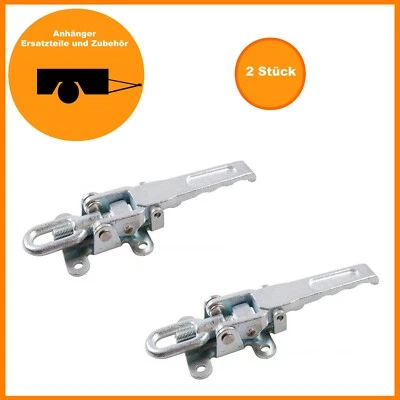 2x Exzenterverschluss Spannverschluss Bordwandverschluss 250mm mit Sicherung - Bild 1 von 4